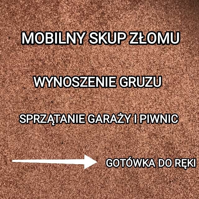 Mobilny skup złomu, darmowy odbiór! Sprzątanie działek znoszenie gruzu