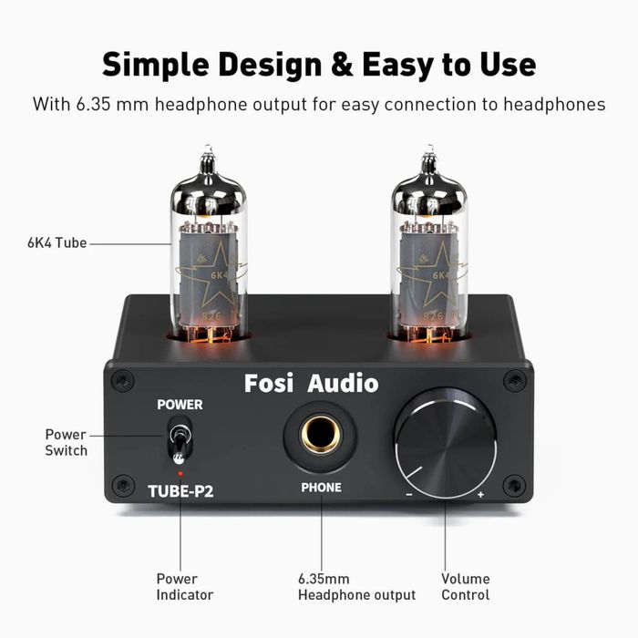 Fosi Audio P2 Wzmacniacz słuchawkowy
