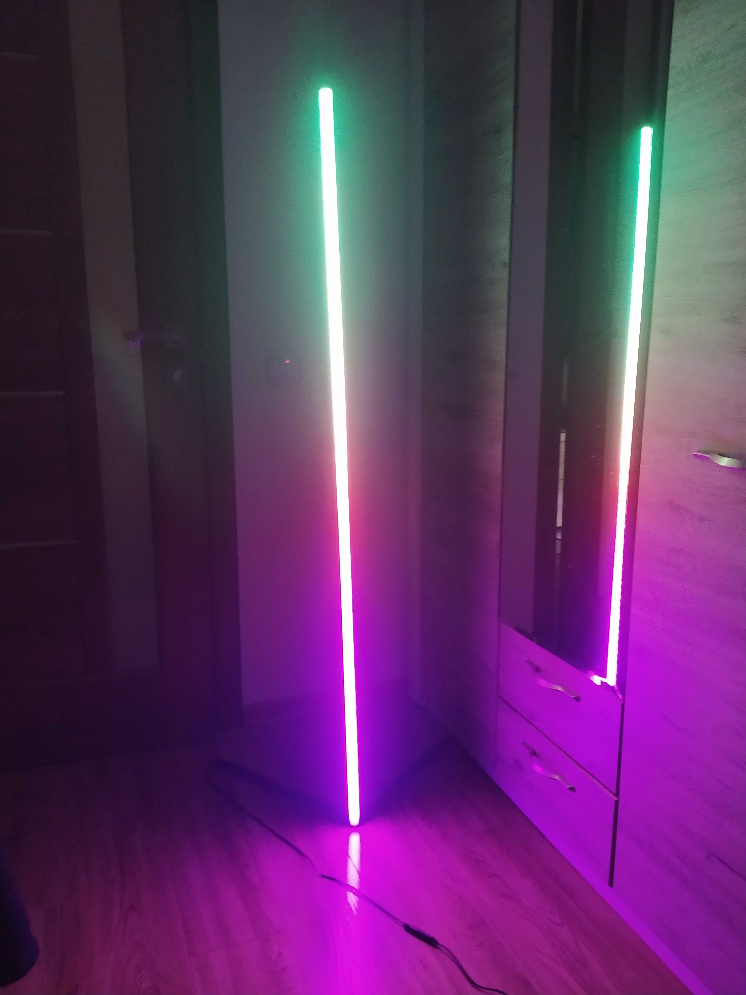 2 м RGB торшер разноцветный лампа разноцветная LOFT светильник LED