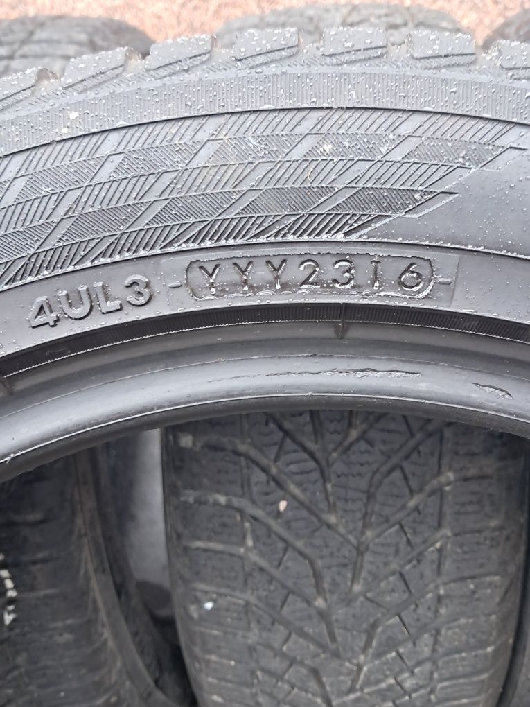 195/55 R16 87H M+S - Yokohama W Drive  ~7,5mm - 23/2016- jak  nowe-4sz