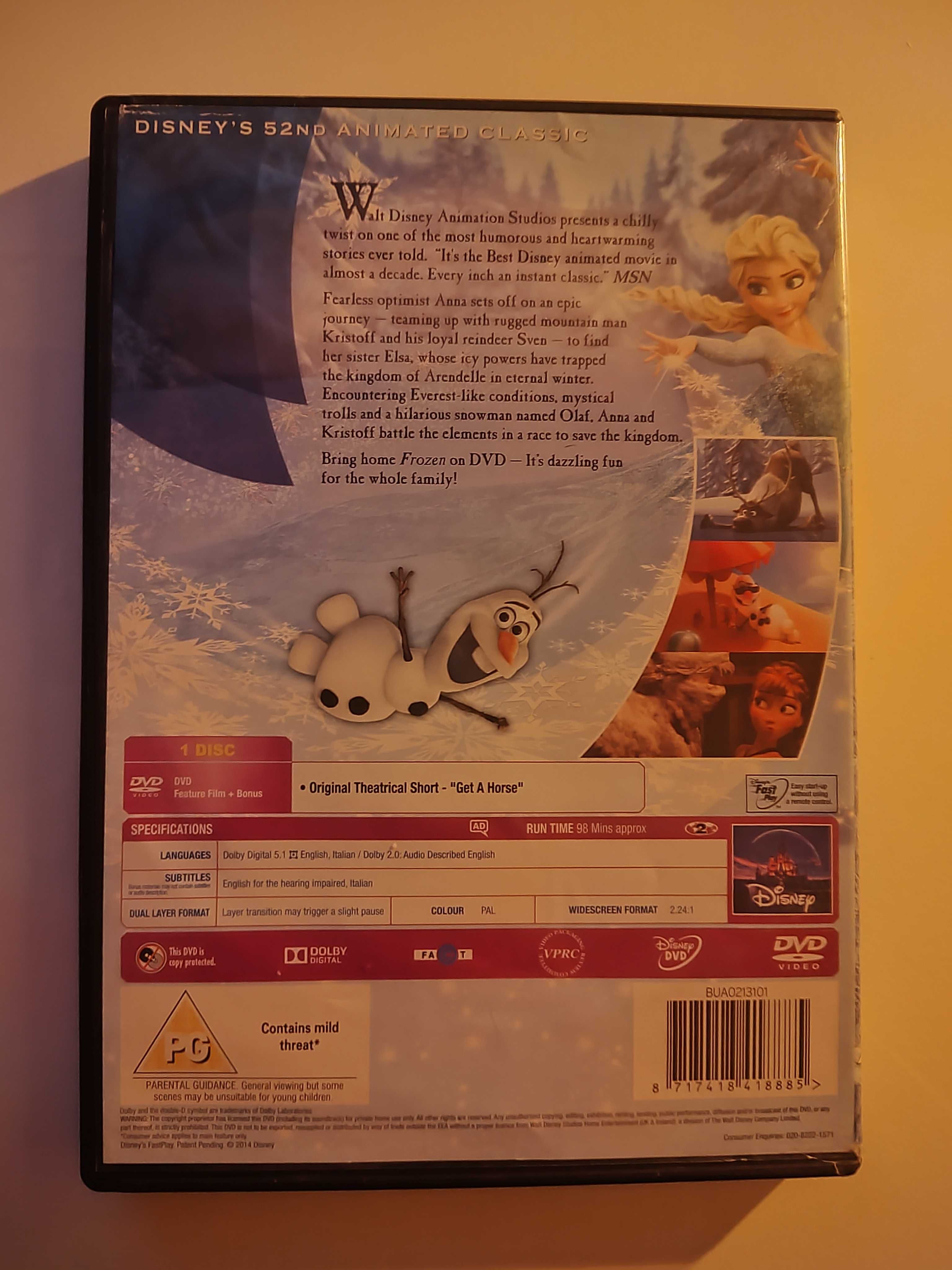 Film Frozen ENG DVD