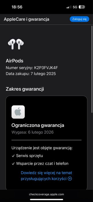 Apple AirPods Pro 2 – NOWE, na GWARANCJI