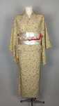 Zestaw japońskie kimono, pas obi, obijime
