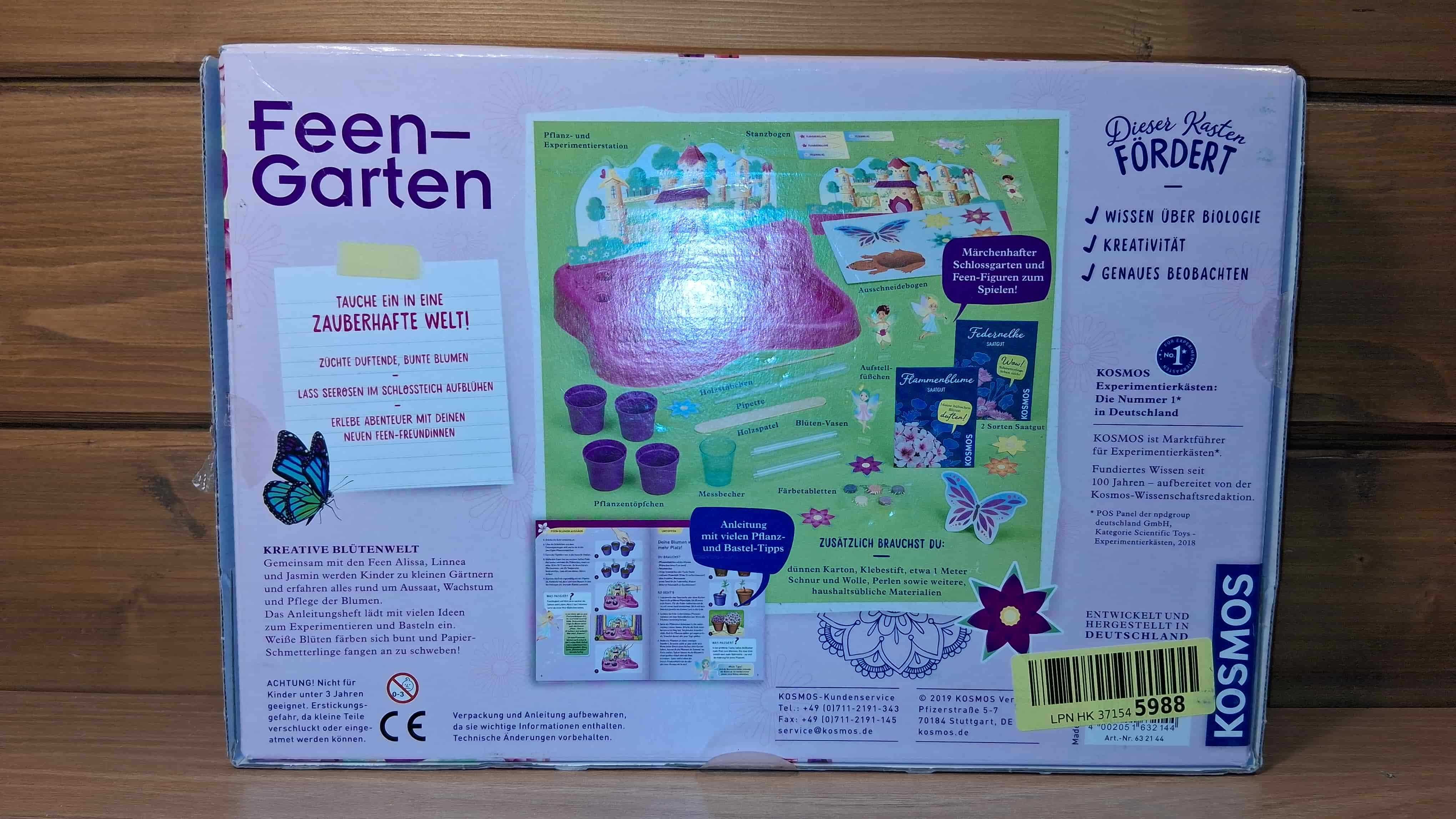 Zestaw Kosmos Feen Garten Ogród Wróżki Hodowla