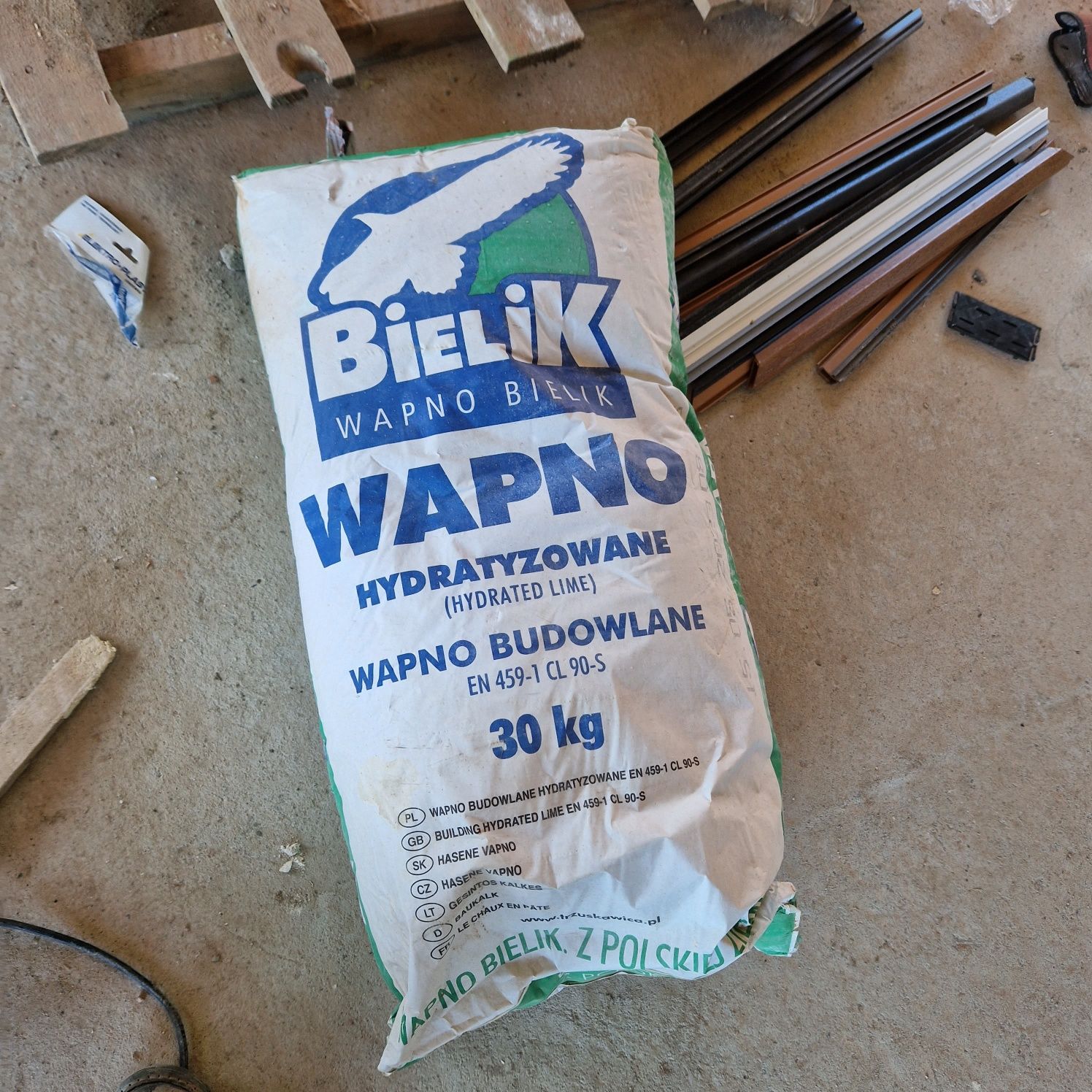 Wapno bielik 30kg nowe