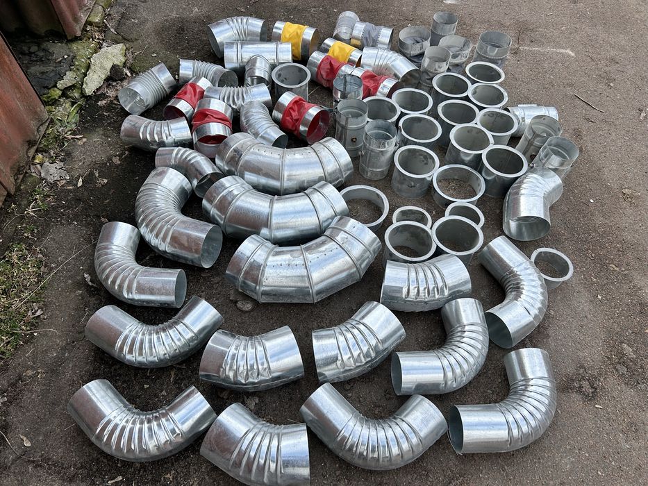 Короба вентиляции ,колено, задвижки