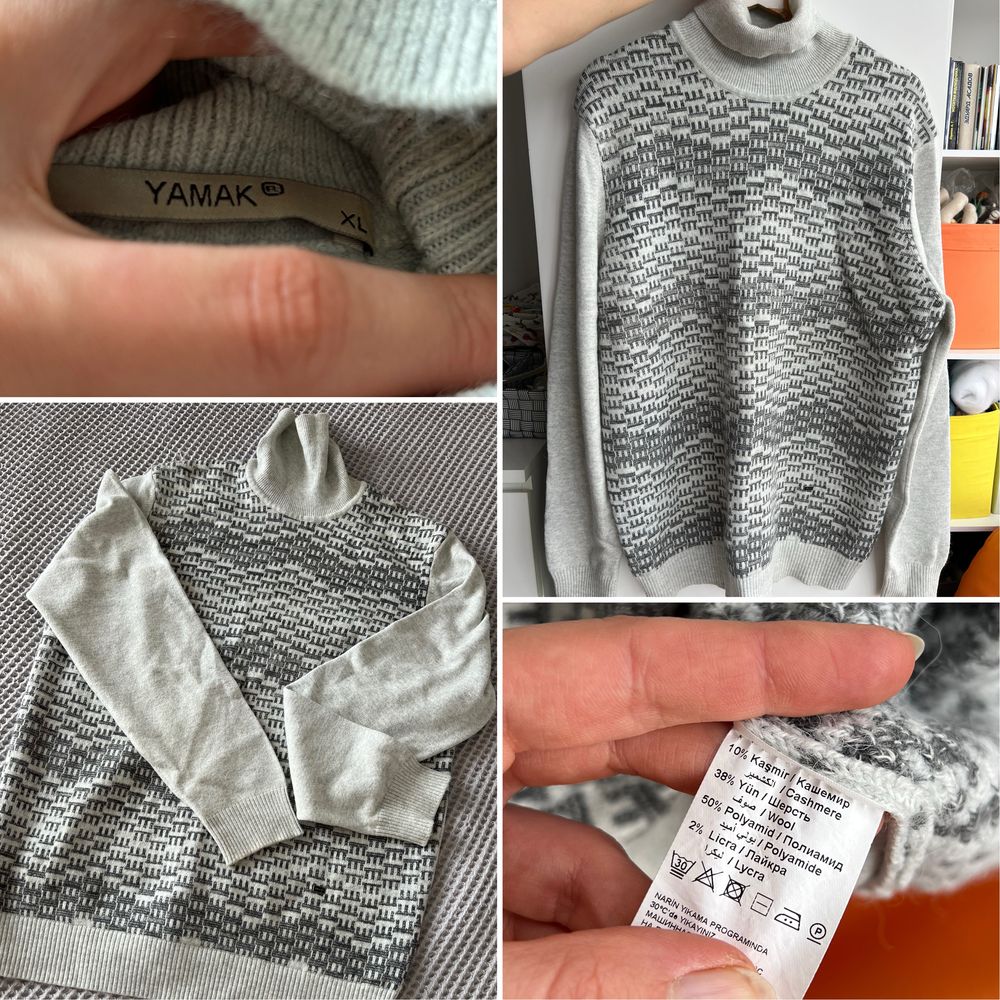 Теплі чоловічі светри L,XL