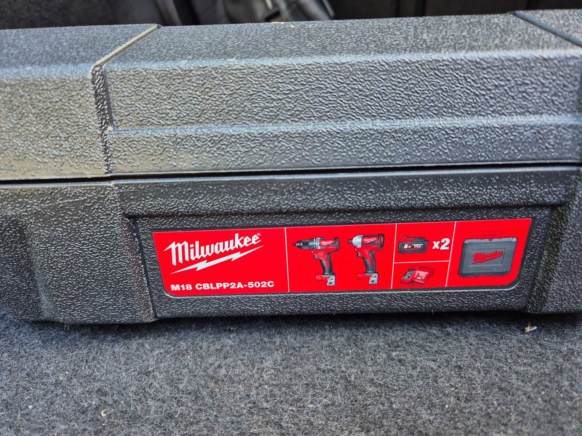 Milwaukee M18 - zestaw narzędzi akumulatorowych