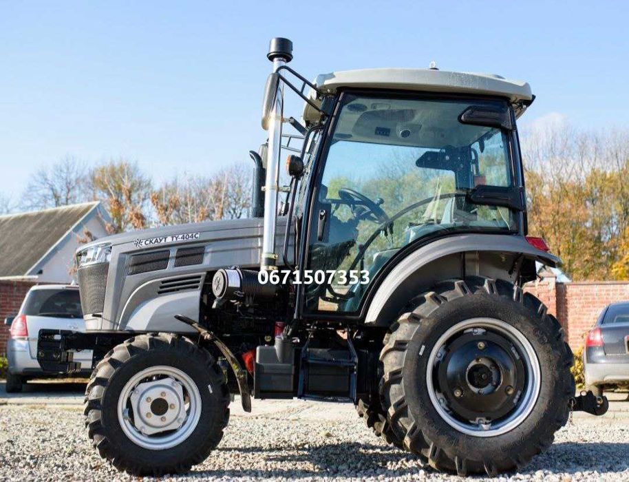 Трактор Скаут 404C з компресором на широких колесах 12.4х24 з реверсом