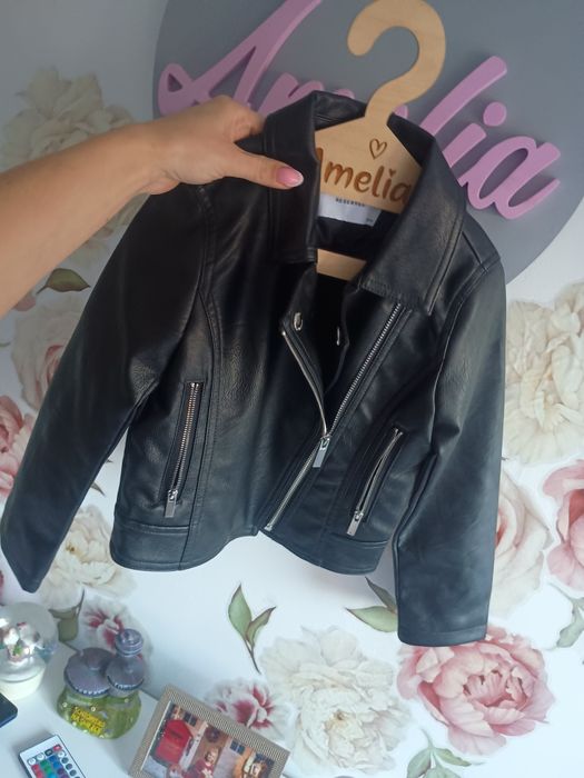 Kurtka ramoneska dla dziewczynki 122 Reserved