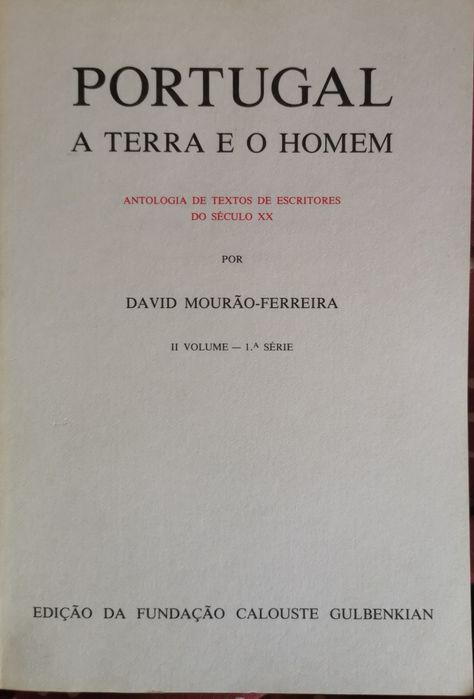 Portugal a terra  e o homem