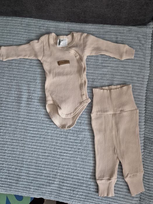 Komplet body getry prążkowane Zyzio i Zuzia 56