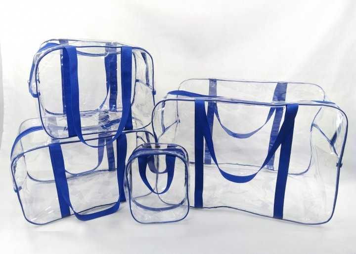 Набір 3+1 сумок у пологовий  EcoNova Light + косметичка, різні кольори