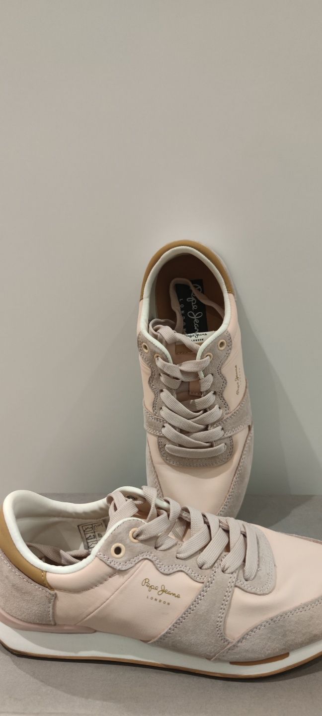 Buty Sneakersy Pepe Jeans London brudny róż 39