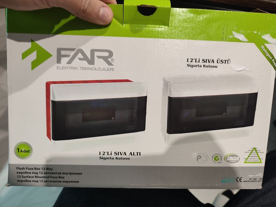 Щит електричний внутр. 12авт.