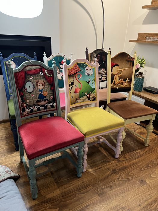 Krzesla zestaw 6szt krzeslo