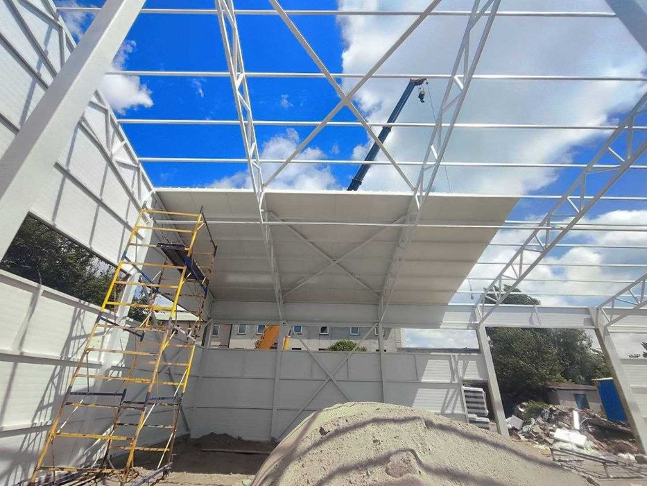 Сендвіч панелі покрівельні ( пінопласт, Вата)