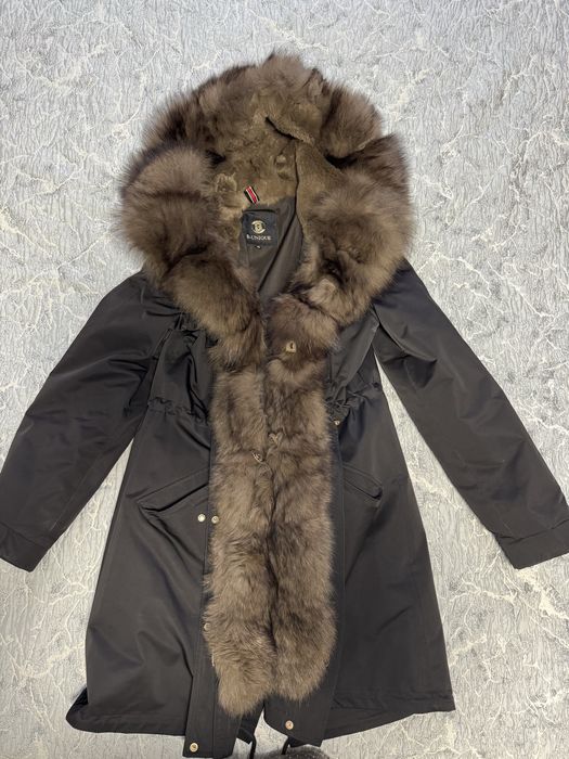 Парка жіноча з натуральним хутром