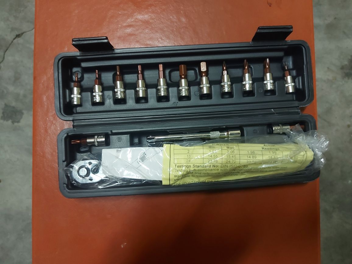 Chave tork 1/4 com acessórios
