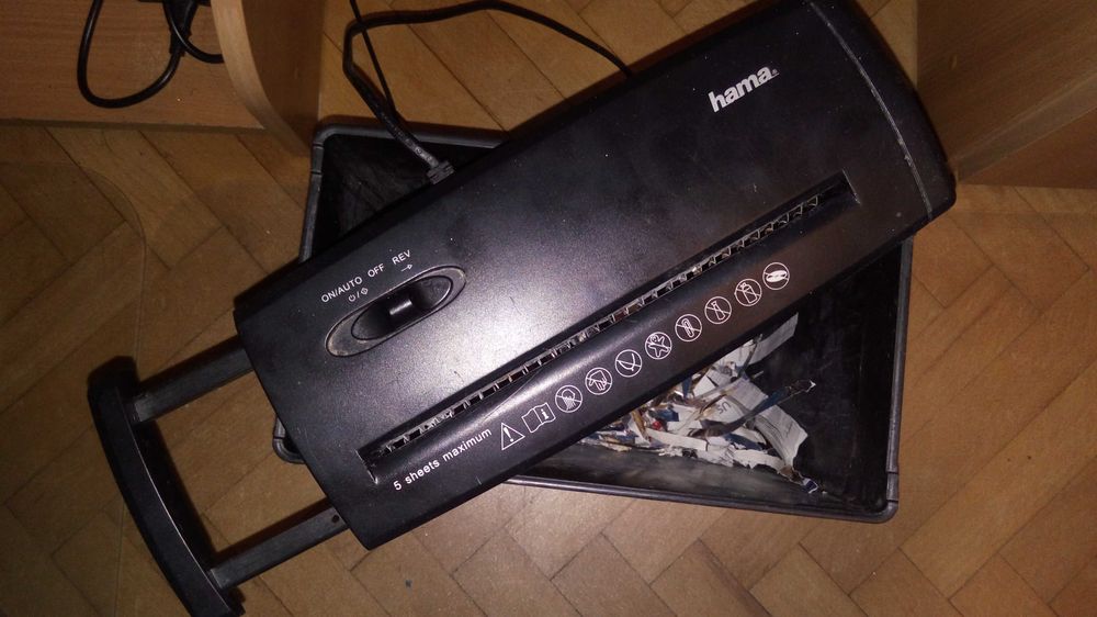 Niszczarka do dokumentów Hama S7 Shredder - okazja!!!