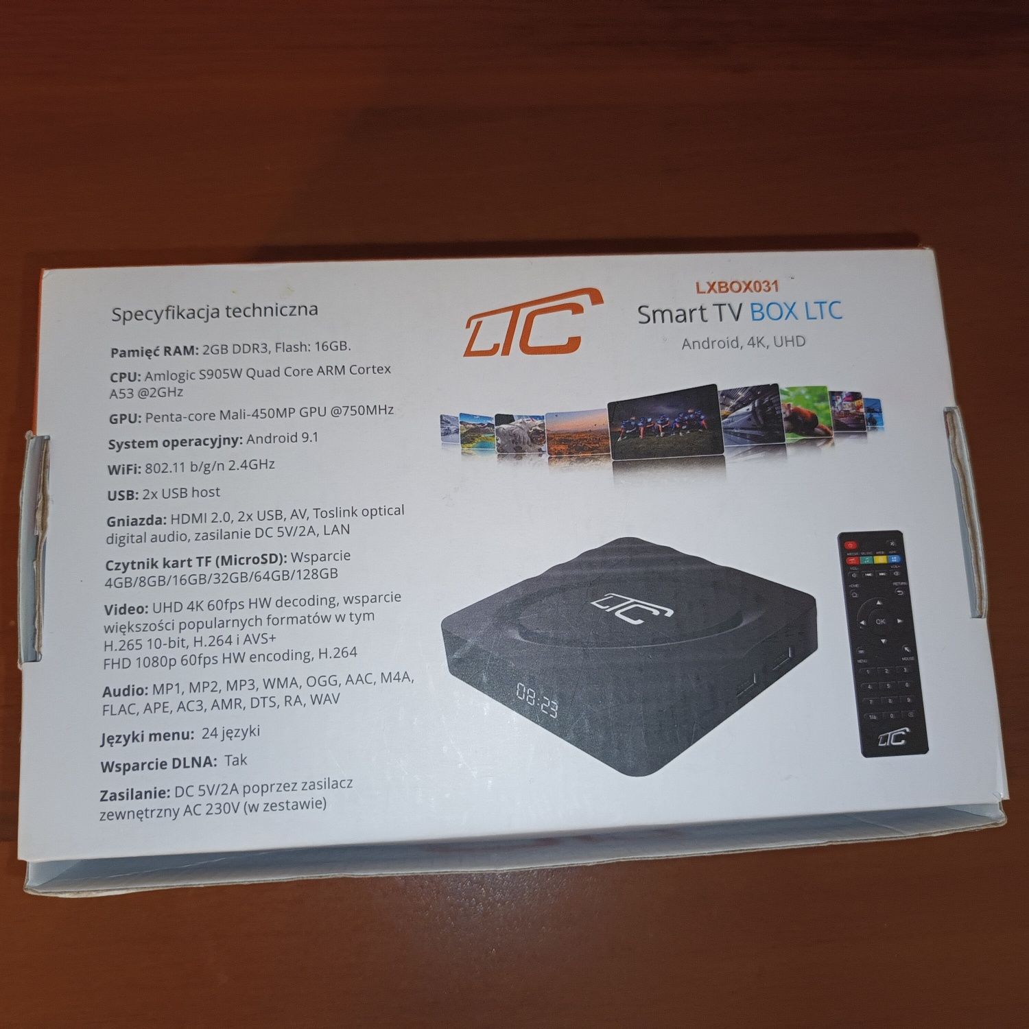 Smart box Tv LTC android 4K LXBOX031