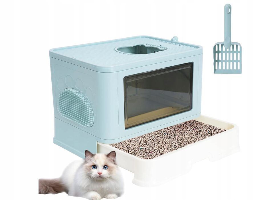 Kuweta Dla Kota Z Otworem Na Górze 48 X 38 X 36 Cm Powystawowy