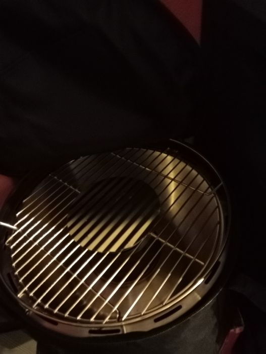 Grelhador  Sem Fumo Mastergrill Flama preto como novo Espectacular