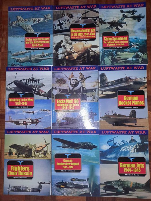 Livros Luftwaffe at war 2ª guerra mundial força aérea alemã