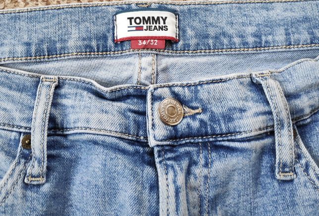 Tommy Hilfiger slim scanton джинсы голубые оригинал W34 L32