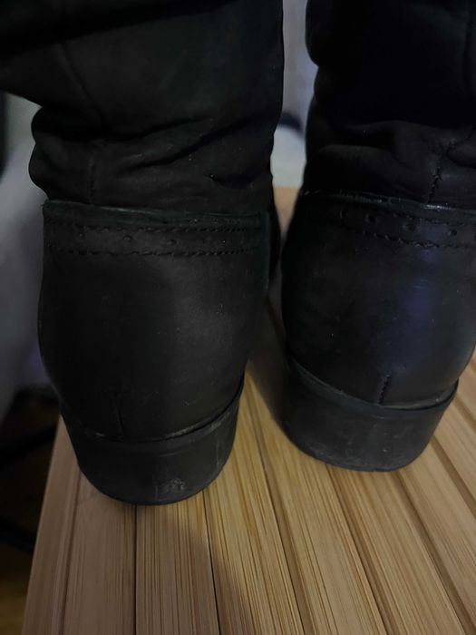 Nessi ciepłe skórzane botki r 36/37