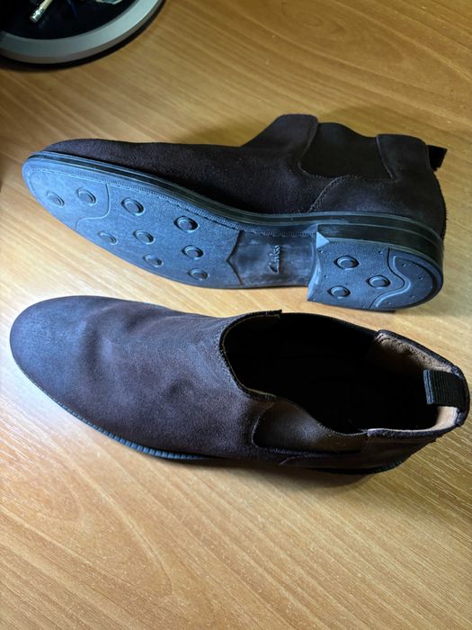 Чоловічі осінні черевики фірми Clarks (Кларкс), привезені з Британії
