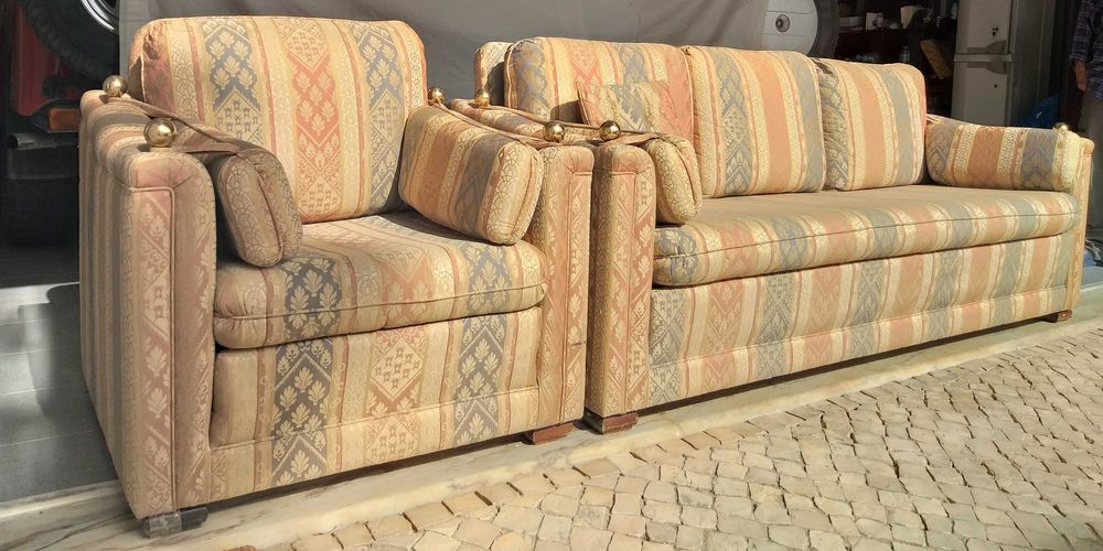 Sofá em tecido - muito bom estado