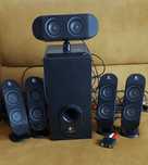 Logitech x530, Акустична система 5.1, комп'ютерні колонки. Робочі повн