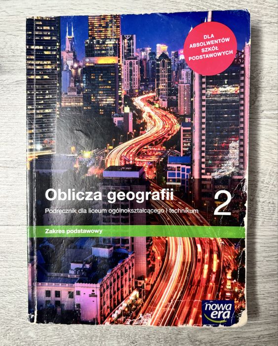 Podręcznik geografia 2 Nowa Era dla liceum i technikum