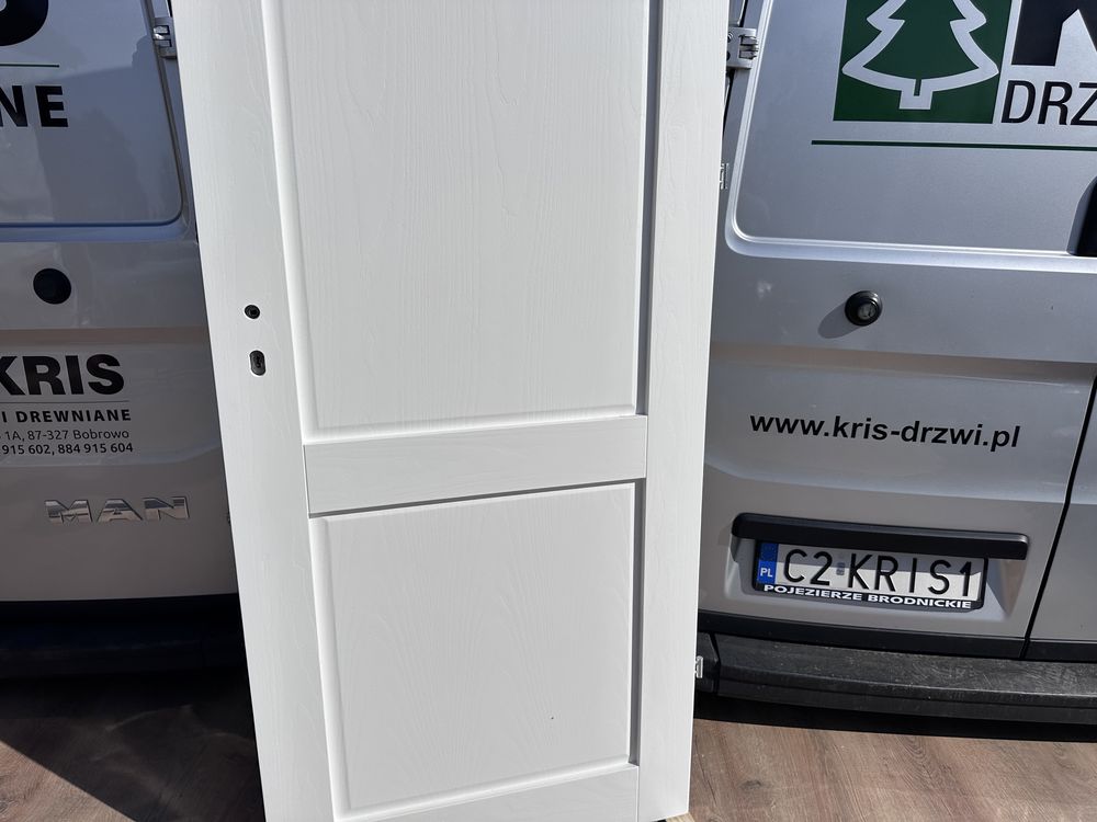 Drzwi wewnetrzne drewniane OD RĘKI Białe Cała Polska 88x206 900 OFERT