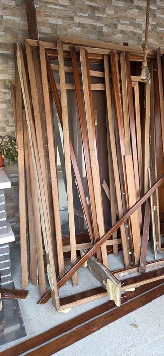 Várias madeiras de interior