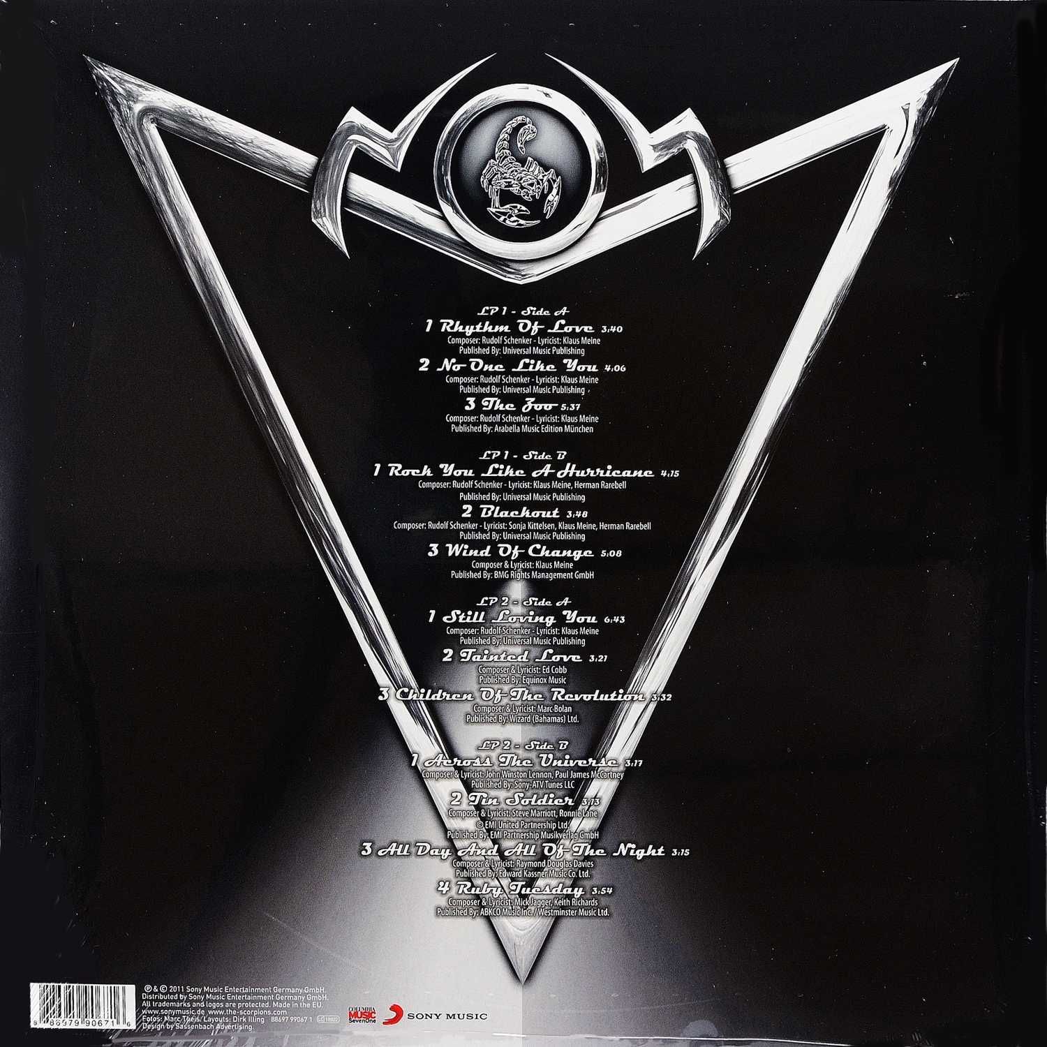Scorpions, Comeblack (2011) 2 LP Vinyl S/S