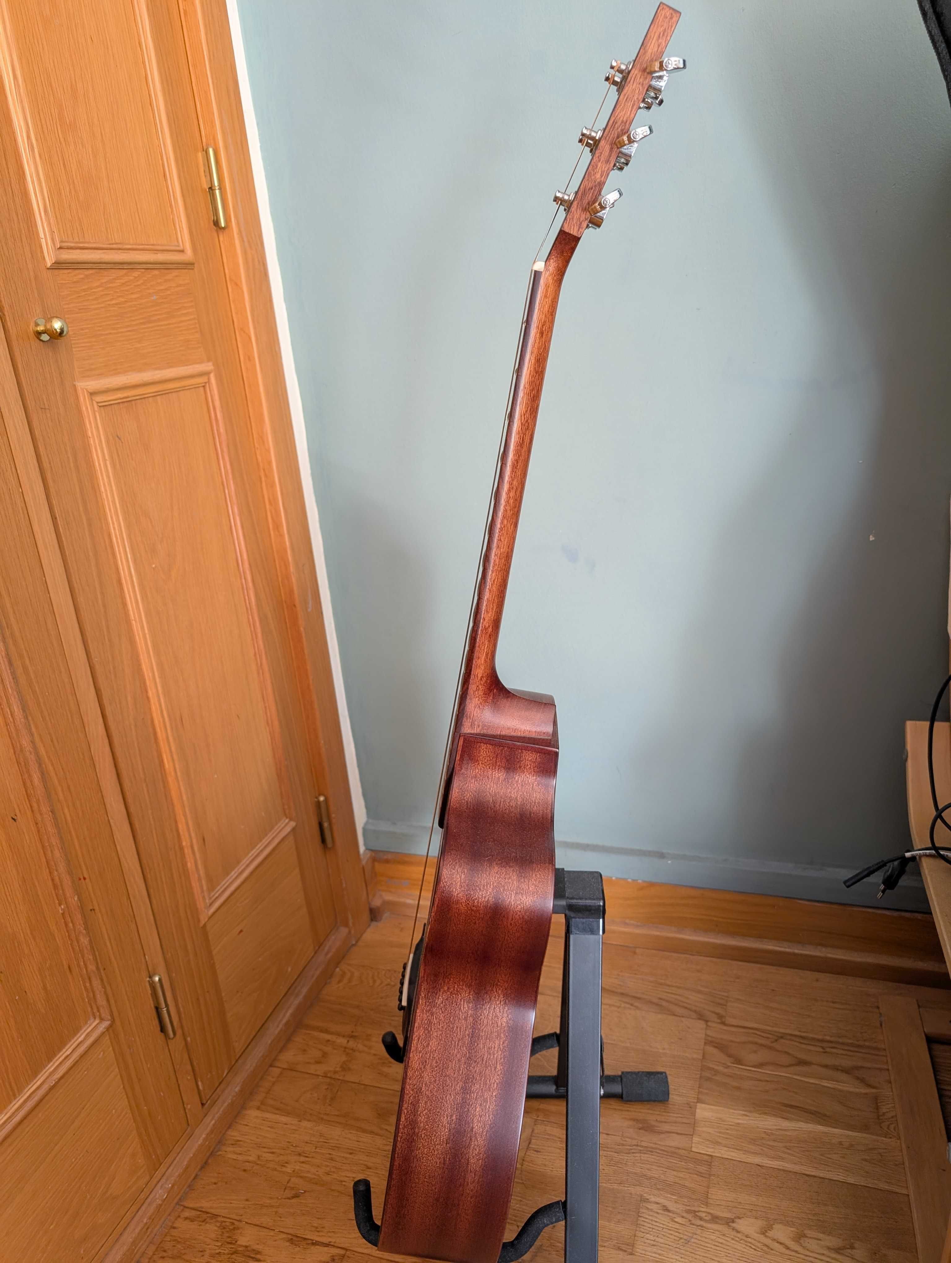Guitarra Acústica Harley Benton Custom Line CLA-15MCE VS