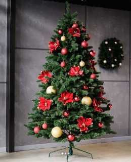 Новогодняя искусственная зеленая елка, ёлка. Штучна ялинка новорічна