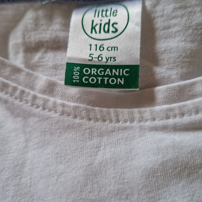 5 par koszulek z krótkim rękawem dla dziewczynki 116-122