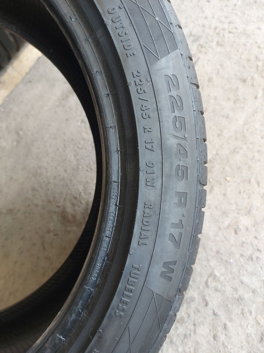 225/45 R17 Continental комплект 4шт ідеал