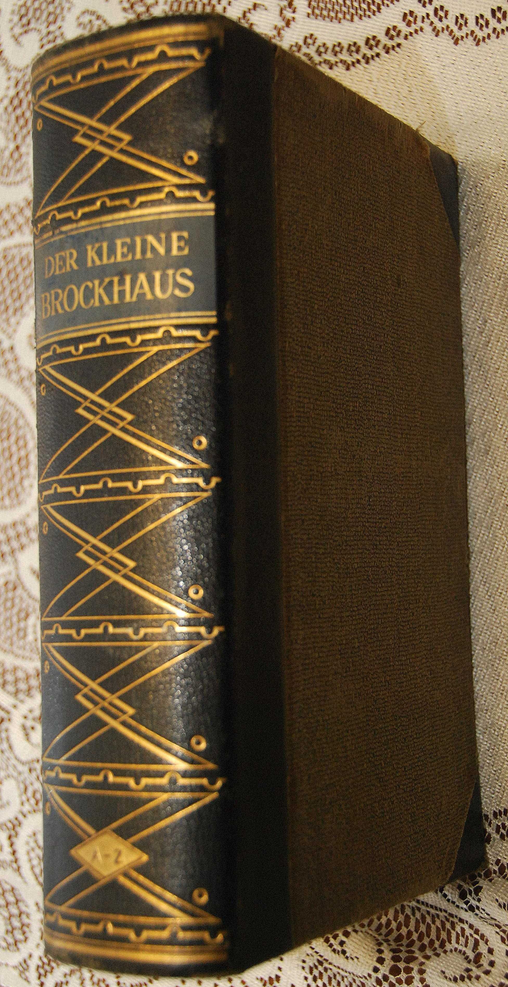 Der kleine Brockhaus 1929 Leipzig j.niemiecki Leksykon Encyklopedia