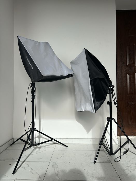 2x lampy studyjne stałe fotograficzne