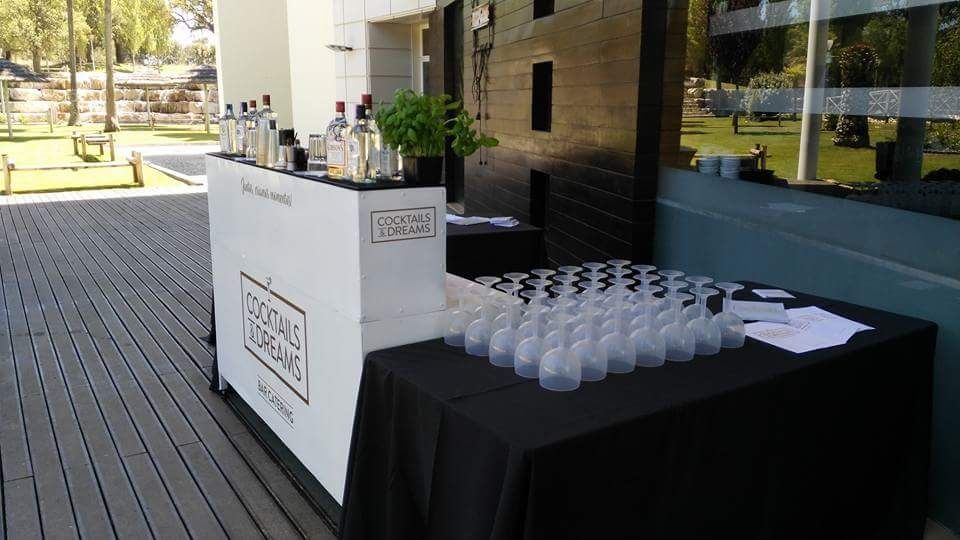 Balcão de bar amovível