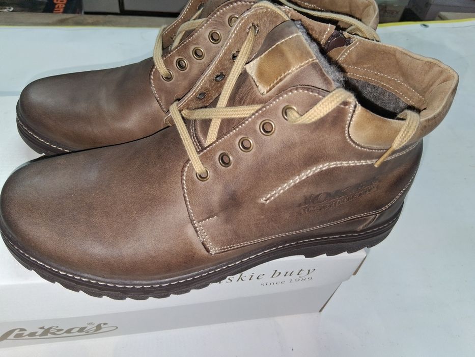 Sprzedam buty zimowe skóra