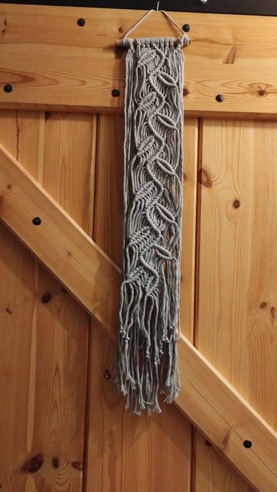 Makrama Boho szara