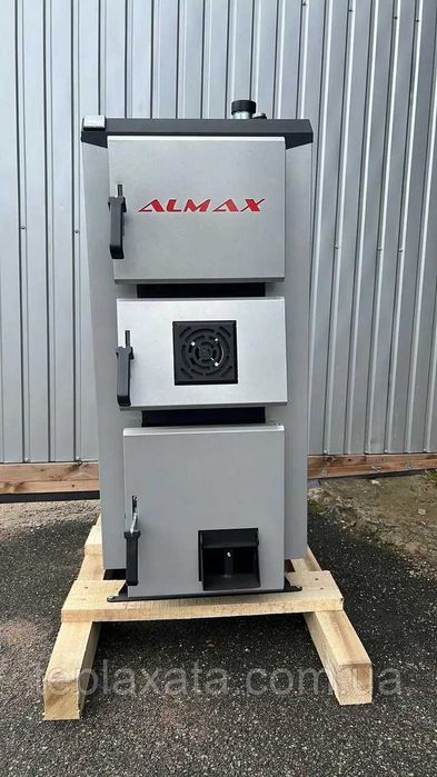‼️ СТАЛЬ 5-6 ММ. Твердопаливний котел від виробника ALMAX + ДОСТАВКА