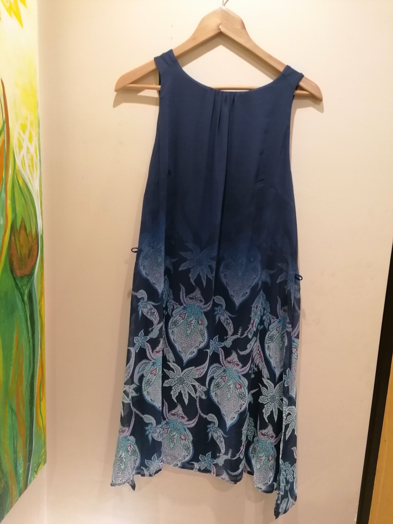 Vestido Desigual mulher azul