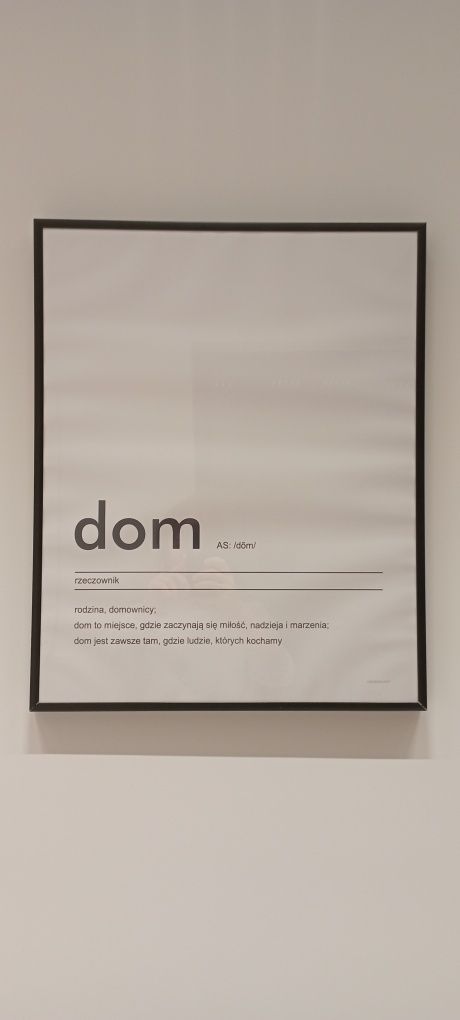 Dom - plakat Rozmiar: 40x50