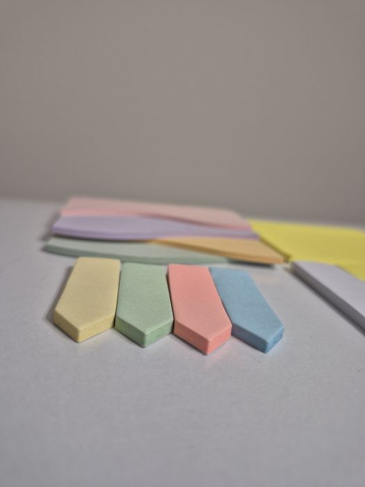 Zestaw karteczek samoprzylepnych, różne kolory i rozmiary, Kayet